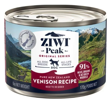 venison dog food canned 